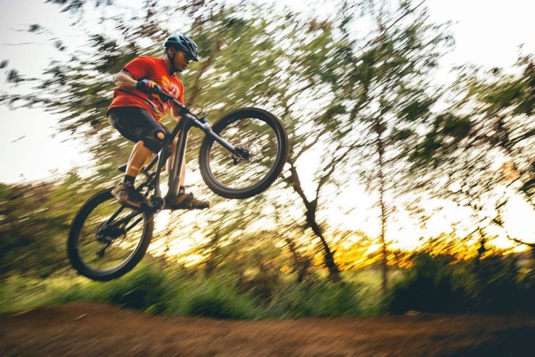 photo: catching air at Koko Head on back-road Oahu